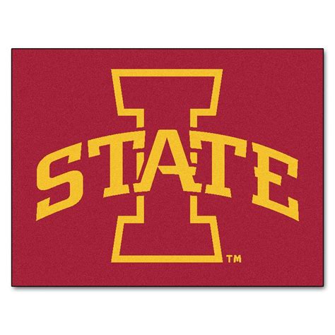 FANMATS Iowa State University 3 ft. x 4 ft. All-Star Rug, Team Colors University Of Houston ...