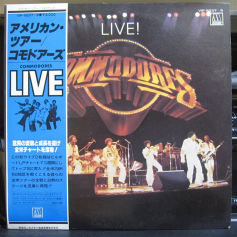 Commodores – Live! (1977, Vinyl) - Discogs