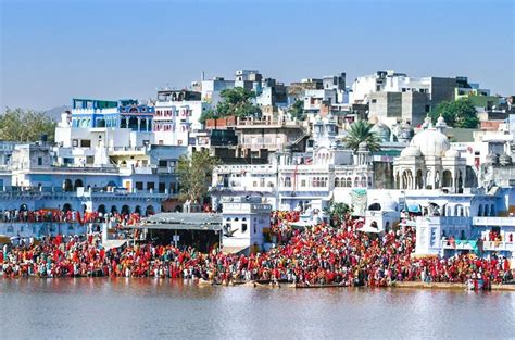 Pushkar lake - A Hindu religion lake in city of Pushkar