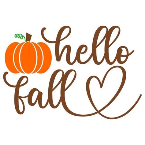 Hello Fall SVG Fall Door Sign SVG Halloween SVG Pumpkin - Etsy