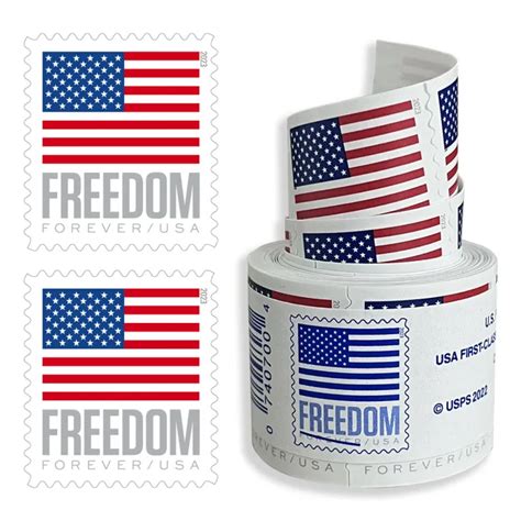 U.S. Flag 2023 Roll of Forever Stamps 100 pcs | Stamps