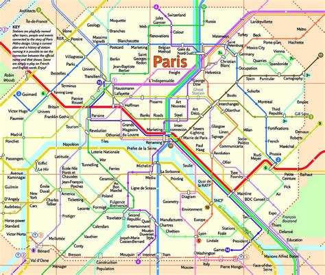 Paris Metro Map High Resolution - United States Map