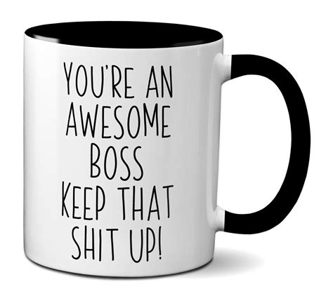 Boss Gifts Funny Boss Mug Boss Mugs Boss Coffee Mug Bosses | Etsy