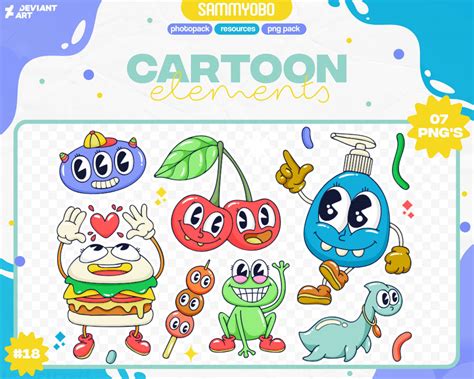 #19 Resources - Cartoon Elements png pack by SammyObo on DeviantArt