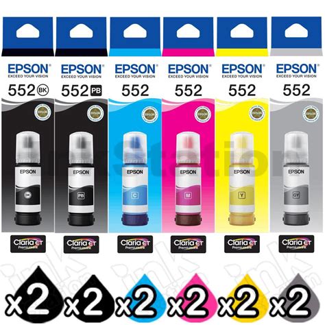 Epson EcoTank Photo ET-8550 Ink Cartridges - Ink Station