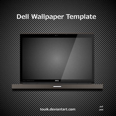 Dell Wallpaper Template by autormali on DeviantArt