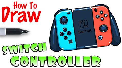 How to Draw the Nintendo Switch Controller