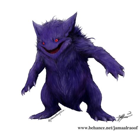 Realistic Gengar on Behance