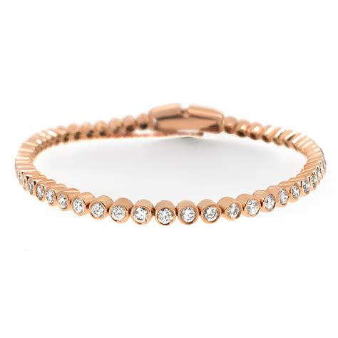 Rose Gold Diamond Tennis Bracelet - Haywards of Hong Kong