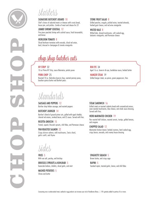 Chop Shop Menu Final 10-9 | PDF