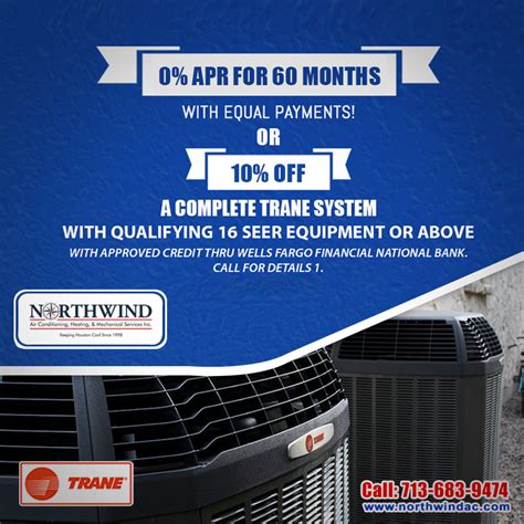 HVAC Special & Rebates in Northwest & West Houston, TX | Northwind Air