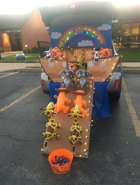 Noah's Ark Trunk or Treat Idea Halloween decorations decorating game ...