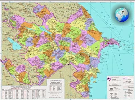 Azerbaycanin Xeritesi - Bing images | Detailed map, Map, City