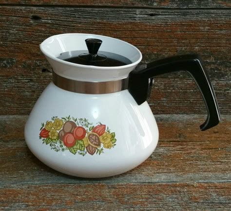 Vintage Corelle Spice Of Life Teapot, 6 Cup Teapot, P-104 Corning Ware Teapot… | Tea pots, Sugar ...