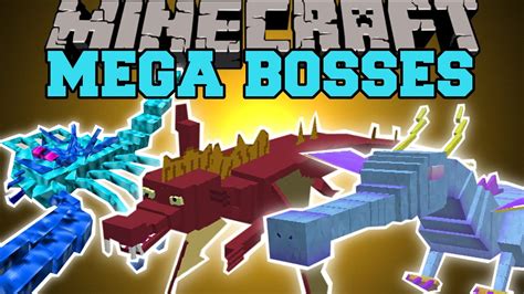 Minecraft: MEGA BOSSES (YOU WILL NOT SURVIVE!) Mod Showcase - YouTube