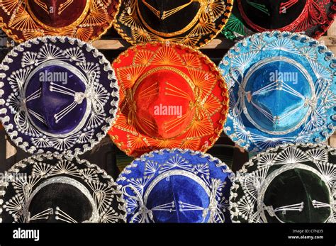 Colorful Mexican Sombrero Stock Photo - Alamy