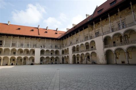 Arcaded Courtyard in Wawel Castle, Poland Stock Image - Image of summer, tourist: 5332715