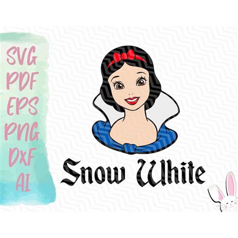 Snow White SVG | Instant Download | Svg Pdf Eps Png Dxf Ai | - Inspire ...