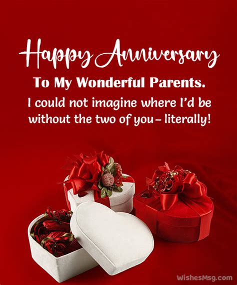 150+ Wedding Anniversary Wishes For Parents - WishesMsg