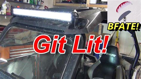 How to Install An LED Light Bar On Your UTV - YouTube