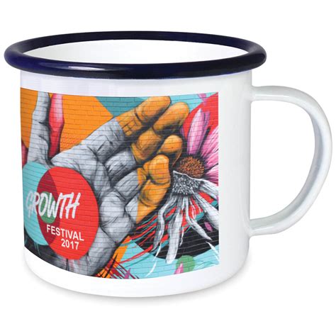 Premium Full Colour Enamel Mugs (285ml/10oz) - Promo Catering