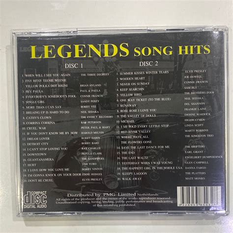 various - Legend Song Hits (CD)(NM) – Restory Music