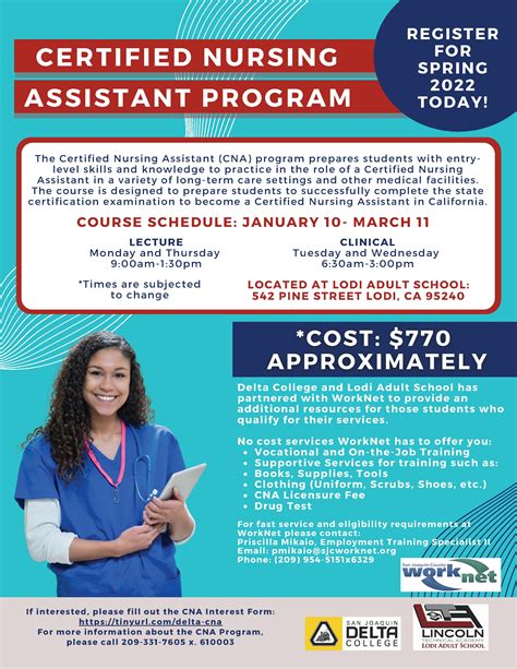 Nine weeks to a new career with Delta's certified nursing assistant program | San Joaquin Delta ...