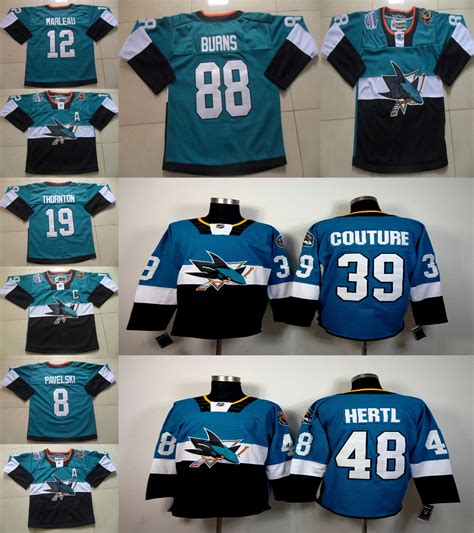 2017 Stadium Series San Jose Sharks Mens Jerseys 8 Joe Pavelski 12 ...