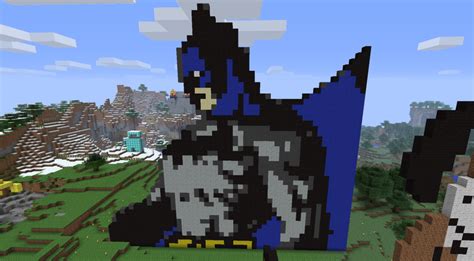 Creative pixel art ideas Batman collection | Minecraft Pixel Art ...