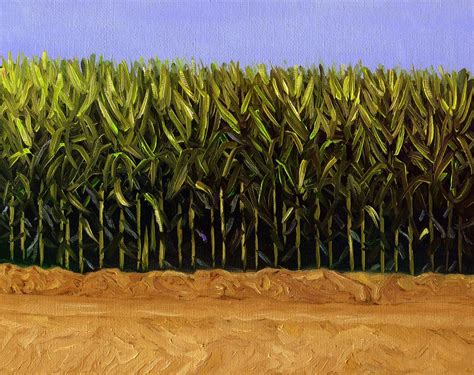 easy corn field painting - adelaidadowker