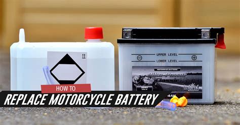 Motorcycle Battery Replacement (How to Disconnect, Remove, Connect)