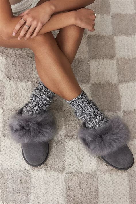 UGG Charcoal Scuff Sis Slippers | Urban Outfitters UK