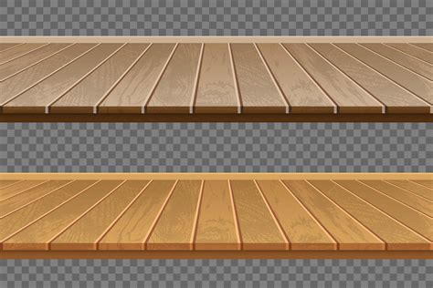 Realistic wooden floor set 1437885 Vector Art at Vecteezy