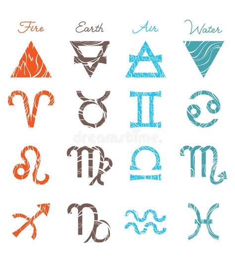 Zodiac Symbols. Stock Illustration - Image: 49148402