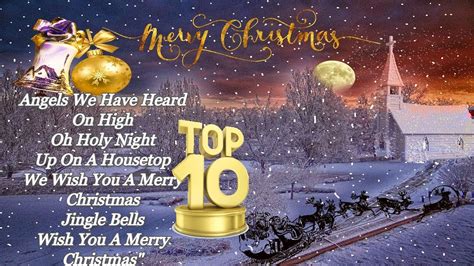 Top 10 🎄Christmas carols, Instrumental & Vocal songs, Traditional ...