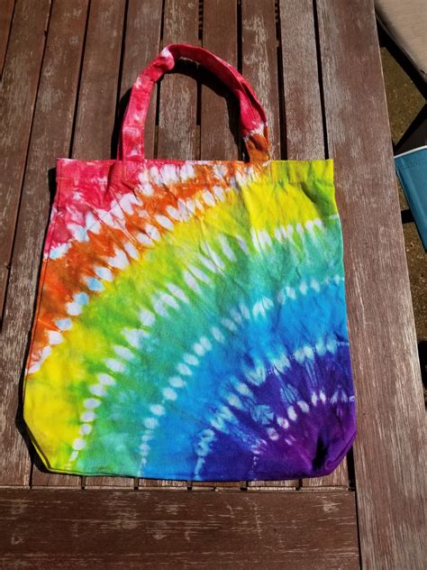 Tie Dye Tote Bag | Etsy in 2021 | Tie dye bags, Tie dye crafts, Diy tie dye techniques