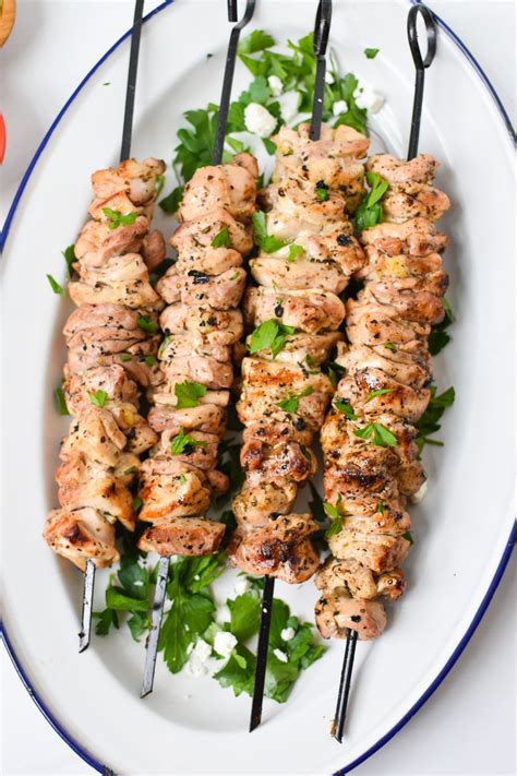 Chicken Souvlaki Recipe - A Cedar Spoon