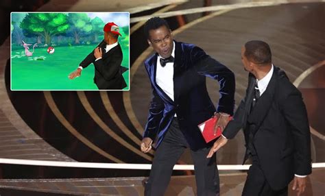 Will Smith Slapping Chris Rock At The Oscars Turns Into Viral Meme ...