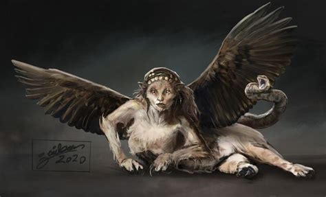 ArtStation - Sphinx, Jack Wilson | Sphinx mythology, Mythical creatures ...