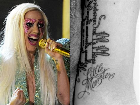 Lady gaga tattoos pictures | orelhadoano