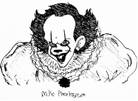 Pennywise The Clown Drawing at GetDrawings | Free download