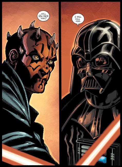 Vader vs Maul in Star Wars Tales #9 - Ron Marz & Rick Leonardi | Star wars books, Star wars ...