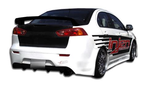 2016 Mitsubishi Lancer - Fiberglass+ Rear Bumper Body Kit - Mitsubishi ...