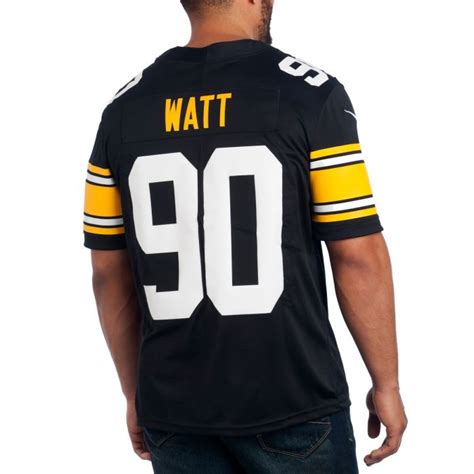 Pittsburgh Steelers Nike #90 TJ Watt 2018 Alternate Limited Jersey