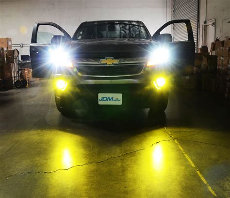 JDM ASTAR 5202 Yellow Fog Light H11 9005 LED Headlight White for Chevy ...