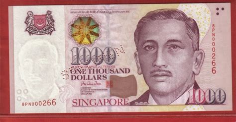 Singapore 1000 dollars|World Banknotes & Coins Pictures | Old Money ...