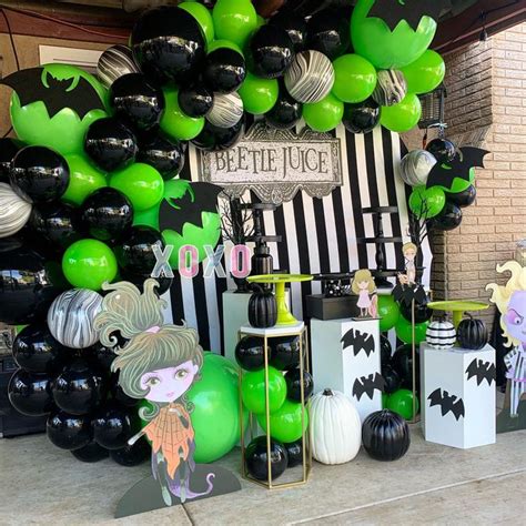 Beetlejuice Party Decorations | Halloween themed birthday party ...