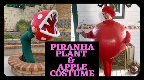 Piranha Plant & Apple Costume DIY Tutorial - YouTube