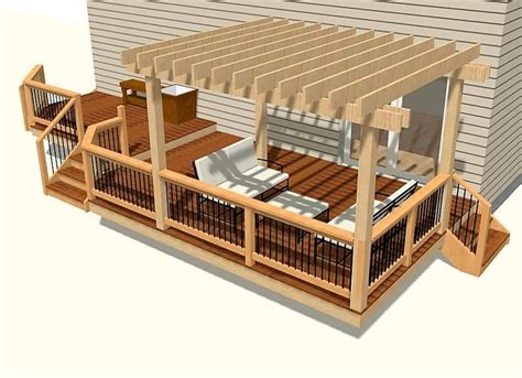 Deck Plans - Code Compliant Details - DecksGo | Patio deck designs, Deck design, Patio design