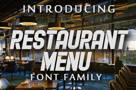 Restaurant Menu Font - Free Font